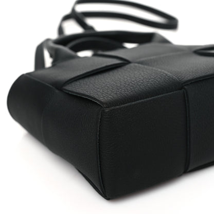 Bottega Veneta Grained Calfskin Intrecciato Candy Arco Tote Black 8 of 10