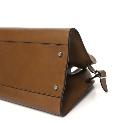 The Row Polished Saddle Calfskin EW Margaux Muschio 9 of 9