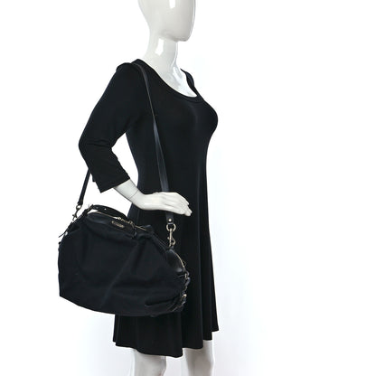 Saint Laurent Gabardine Convertible ID Bag Black 2 of 11
