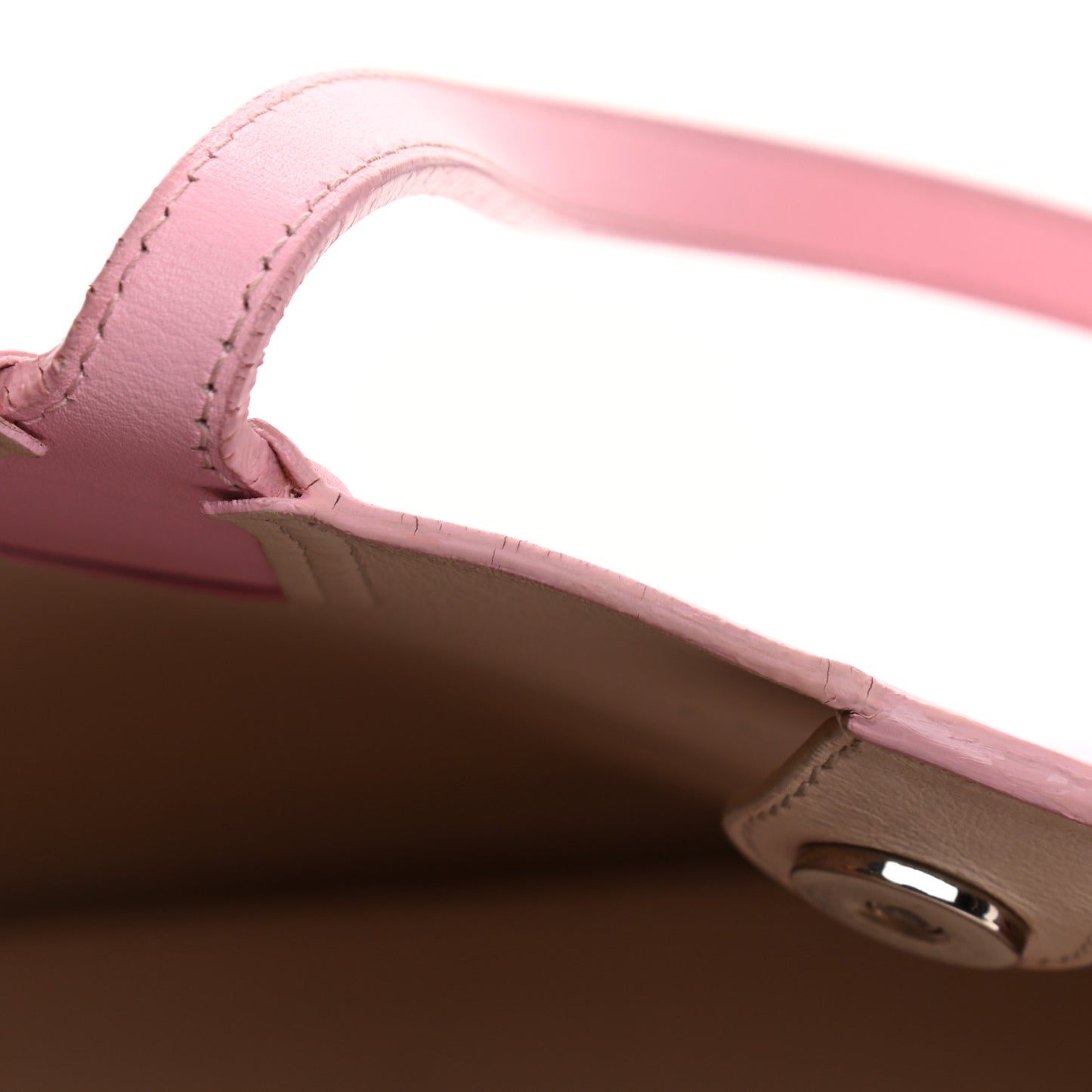 Calfskin Small Addict Shopping Tote Pink