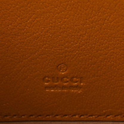 Gucci GG Supreme Monogram New Sakai Calfskin Mini Padlock Top Handle Shoulder Bag Beige Ebony Mystic White Sun Oil 6 of 11