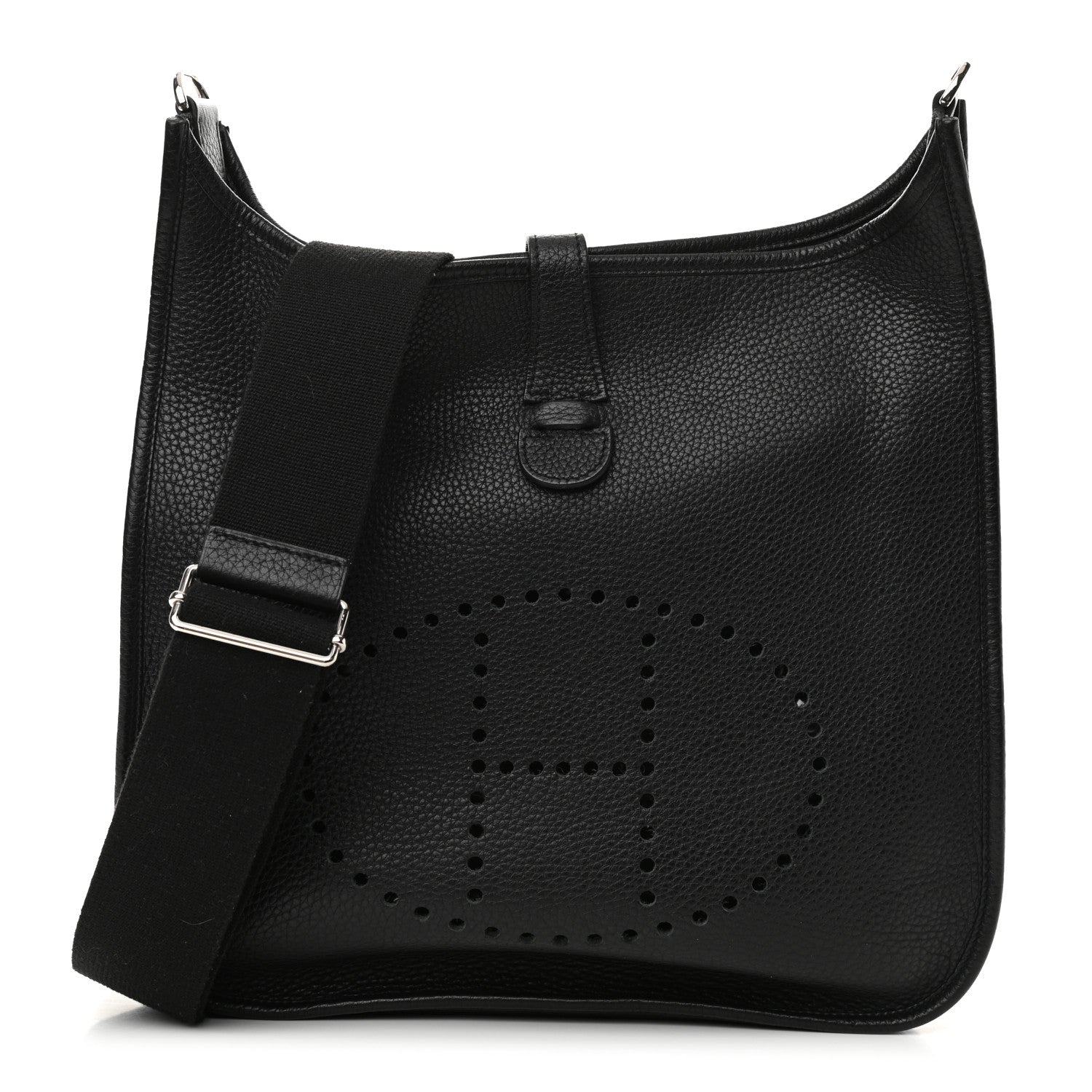 Hermes Taurillon Clemence Evelyne III GM Black 1 of 11
