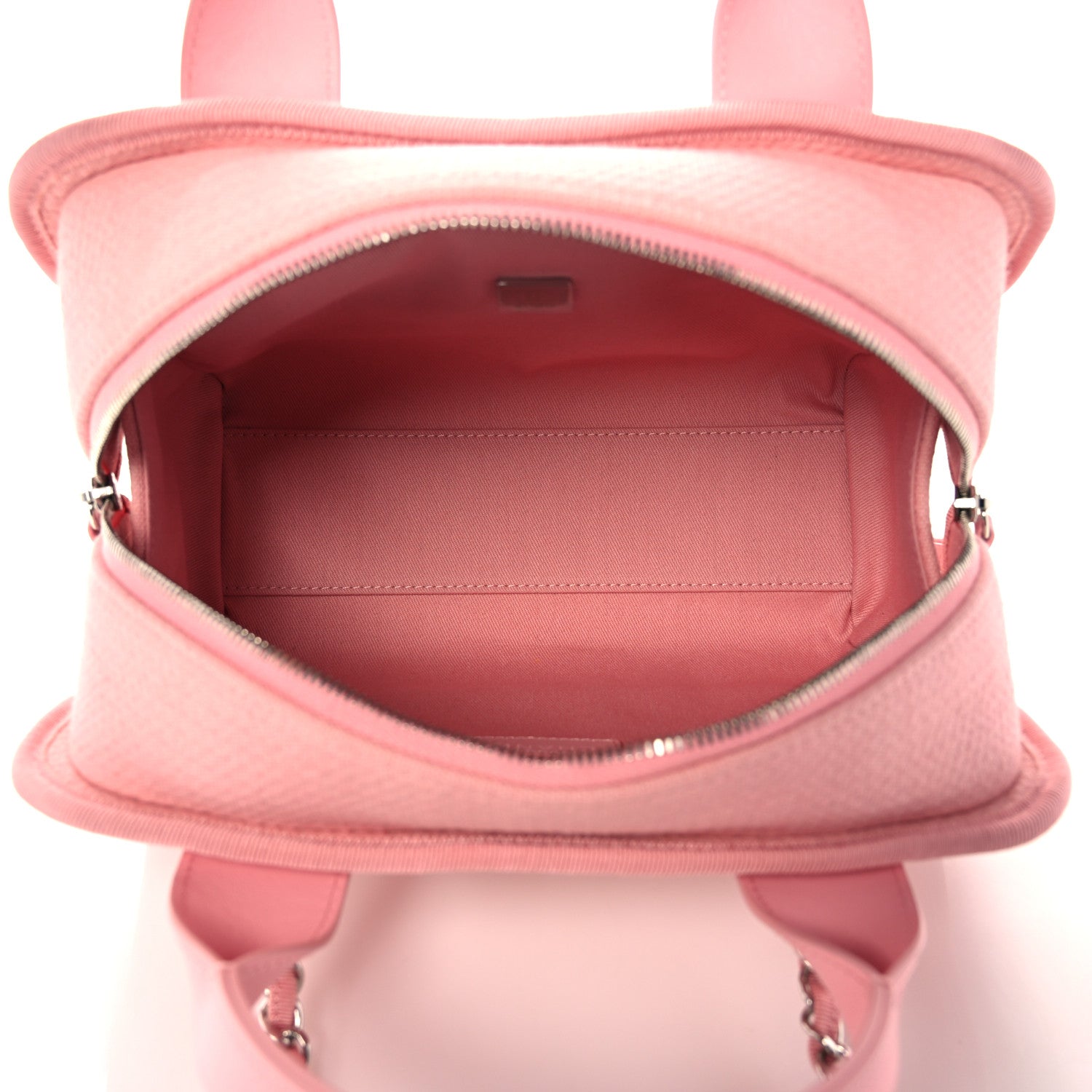 Chanel Canvas Deauville Small Bowling Bag Pink 5 of 9
