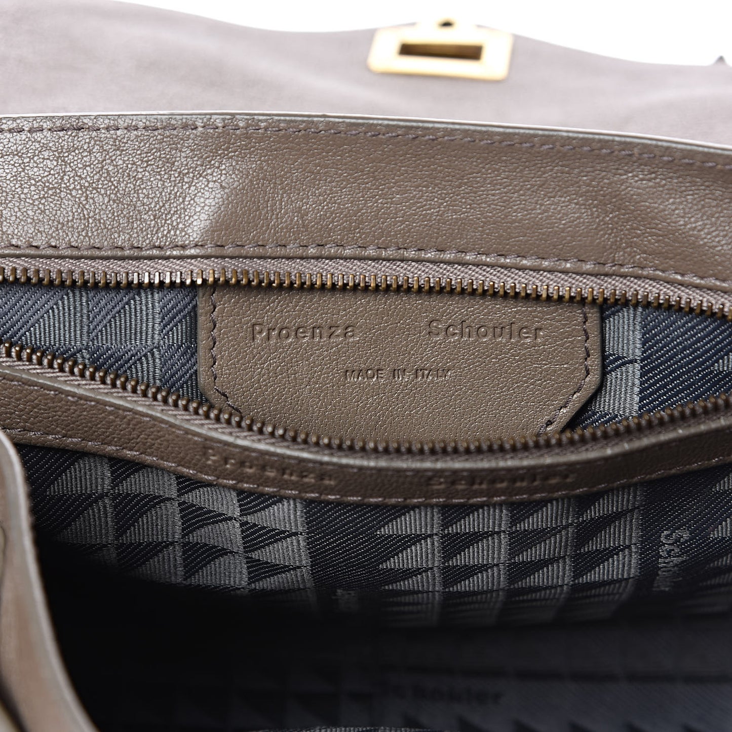Lambskin Tiny PS1 Satchel Smoke