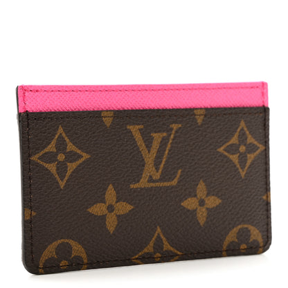 Louis Vuitton Monogram 2022 Christmas Animation Seoul Cardholder Fuchsia 3 of 9