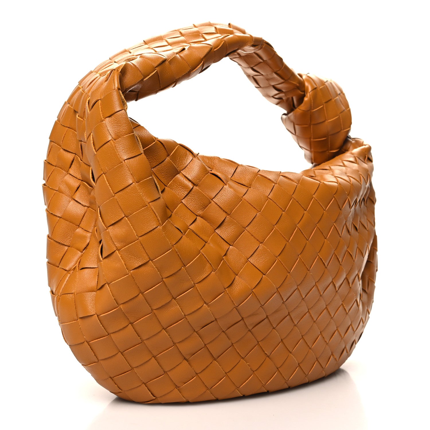 Bottega Veneta Nappa Intrecciato Teen Jodie Hobo Caramel 3 of 10
