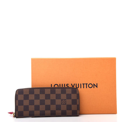 Louis Vuitton Damier Ebene Clemence Wallet Cherry 8 of 8