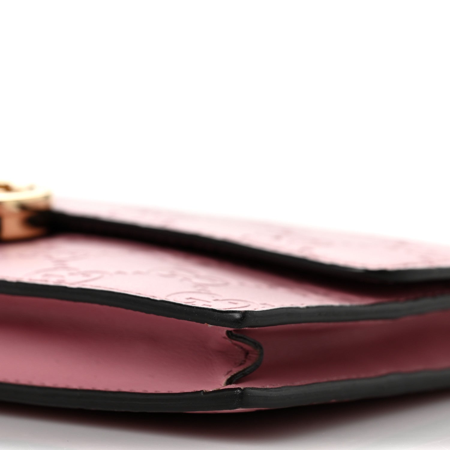 Gucci Guccissima Icon Chain Wallet Carmine Rose 8 of 8