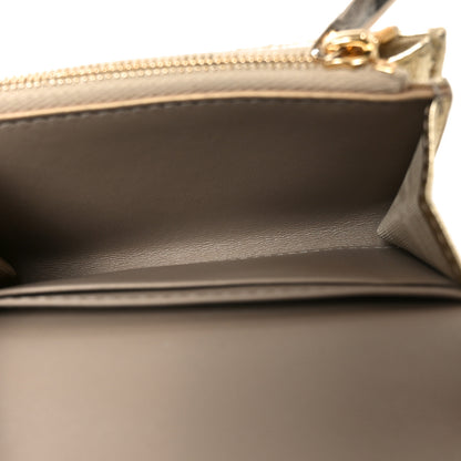 Christian Dior Metallic Lambskin Cannage My Dior Glycine Wallet Gold 5 of 7