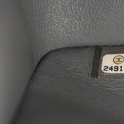 Chanel Caviar Quilted Jumbo Double Flap Grey 7 of 11