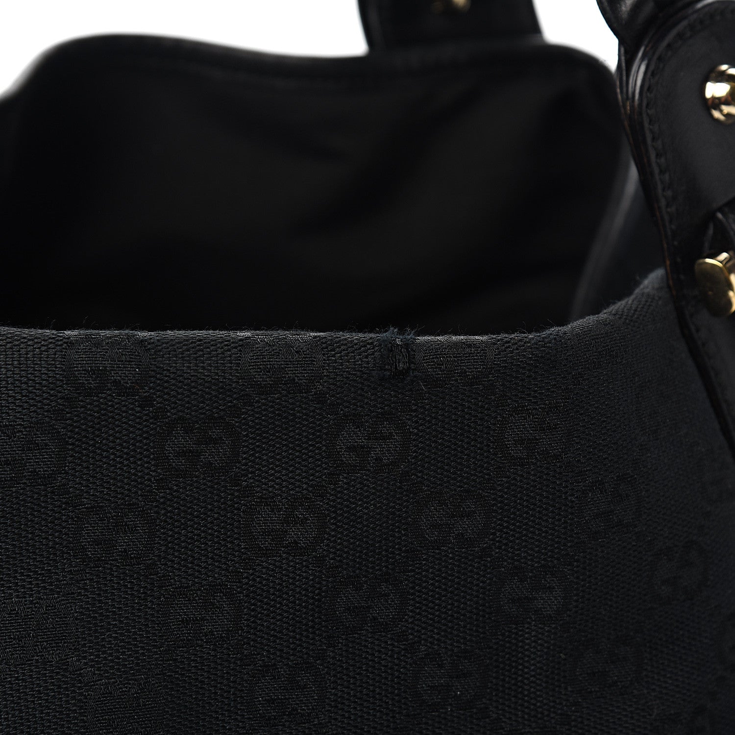 Gucci Monogram Medium Pelham Shoulder Bag Black 12 of 13