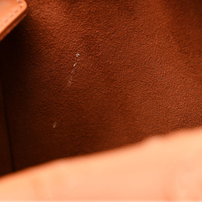 Louis Vuitton Calfskin Debossed Monogram Side Trunk Tan 10 of 10