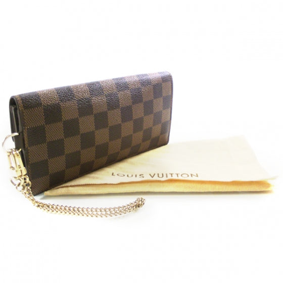 Louis Vuitton Damier Ebene Accordeon Wallet 2 of 9