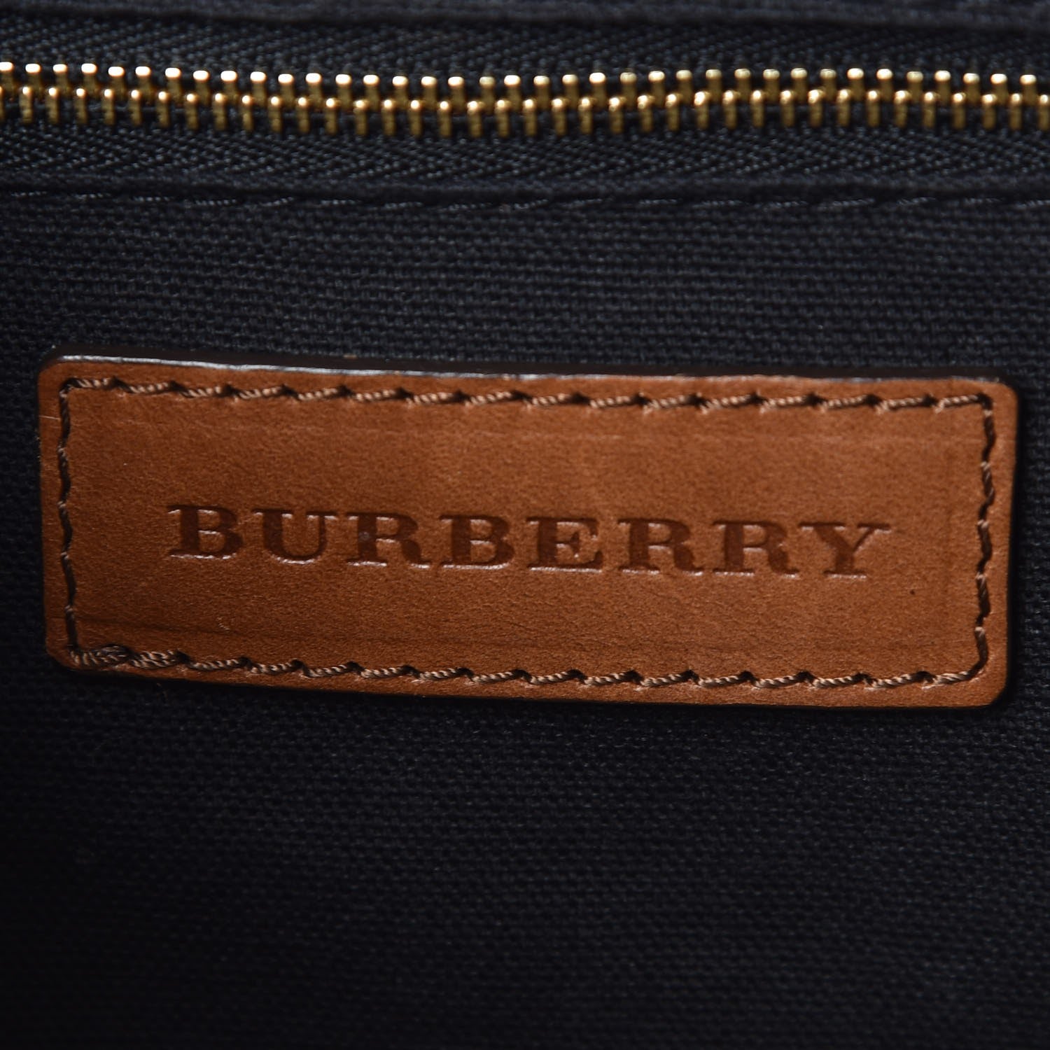 Burberry House Check Medium Alchester Bowling Bag Tan 7 of 20