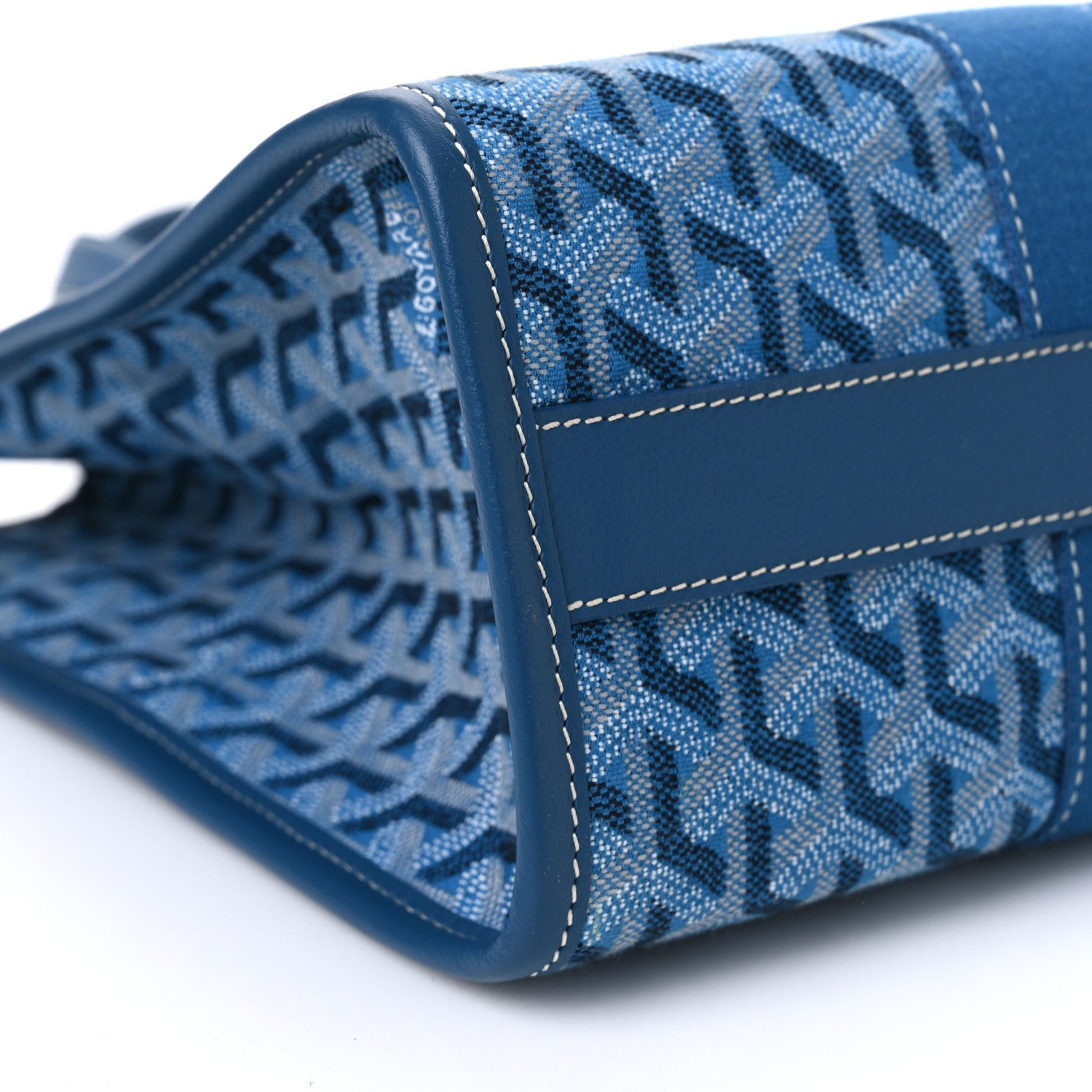 Goyard Goyardine Villette PM Tote Ocean Blue 8 of 9