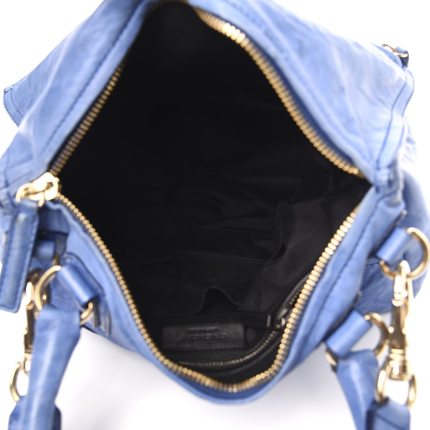 Givenchy Tumbled Sheepskin Medium Pandora Blue 4 of 11