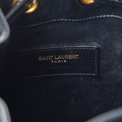 Saint Laurent Calfskin Small Emmanuelle Bucket Bag Black 6 of 7