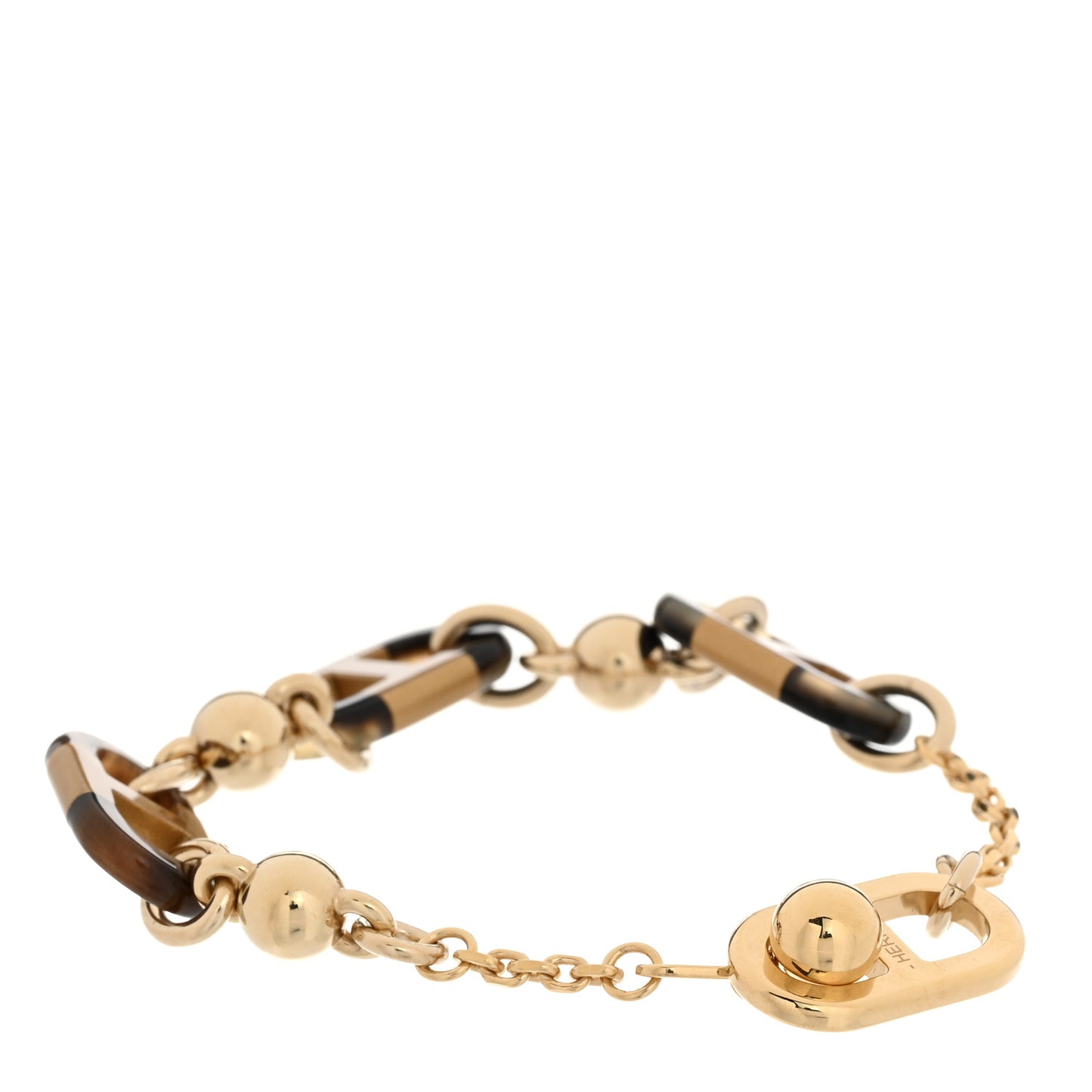 Lacquered Permabrass Sur Mer Bracelet Gold