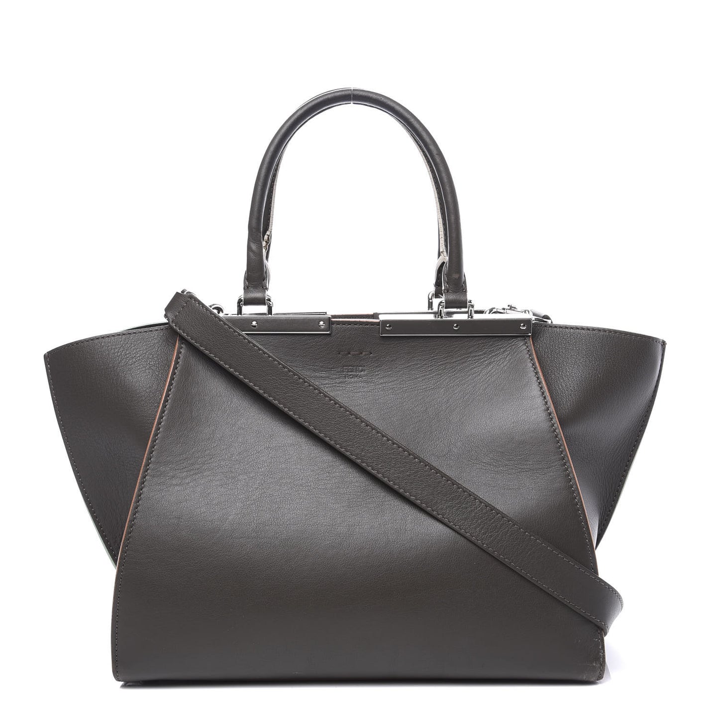 Vitello Dolce Century Petite 3Jours Tote Carbone