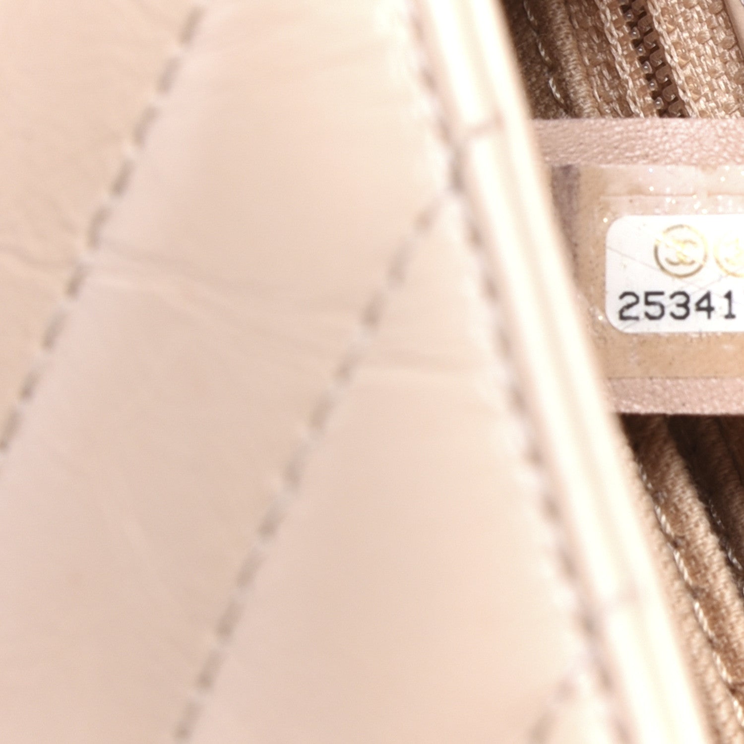 Chanel Calfskin Chevron Quilted Mini Coco Handle Flap Beige 10 of 20