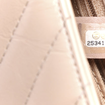 Chanel Calfskin Chevron Quilted Mini Coco Handle Flap Beige 10 of 20