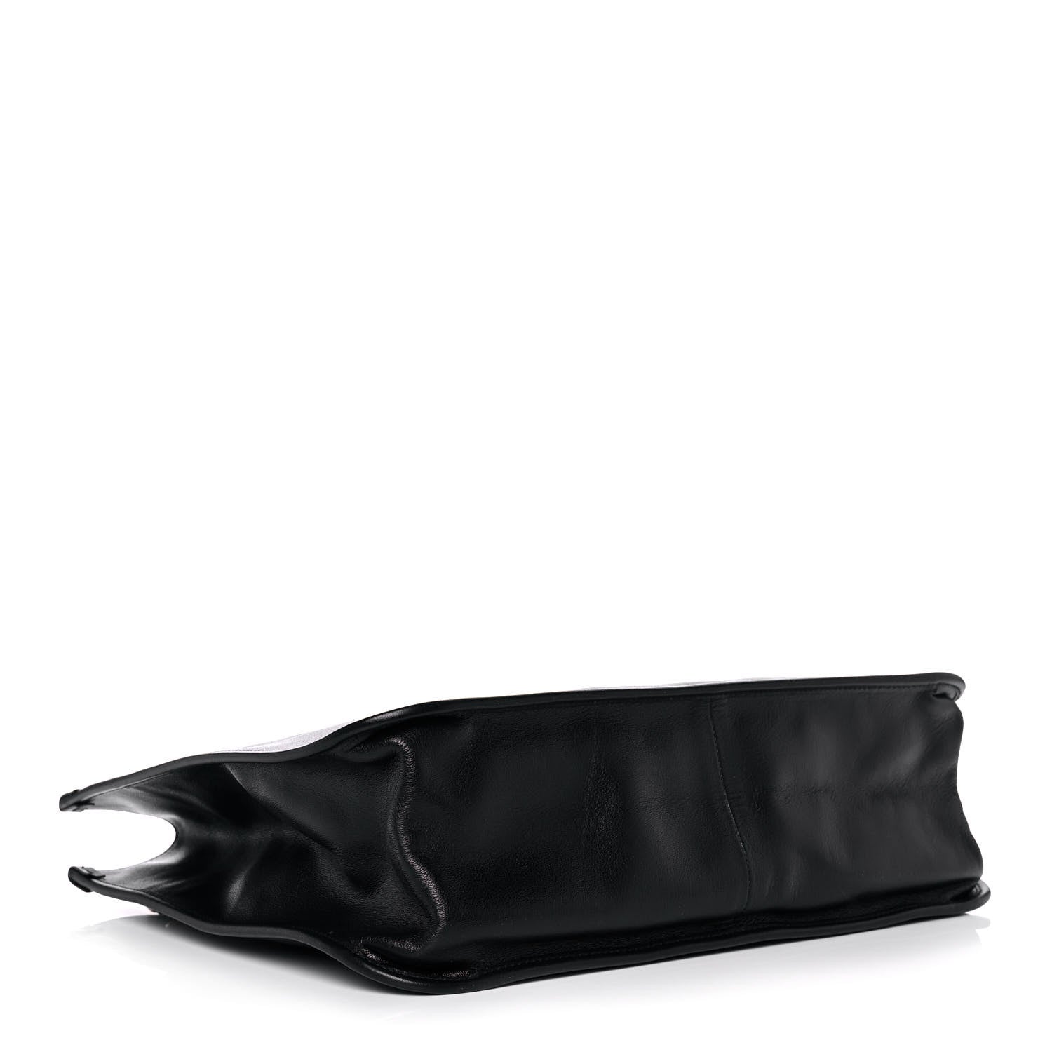 Gucci Calfskin Large Horsebit 1955 Tote Bag Black 3 of 10