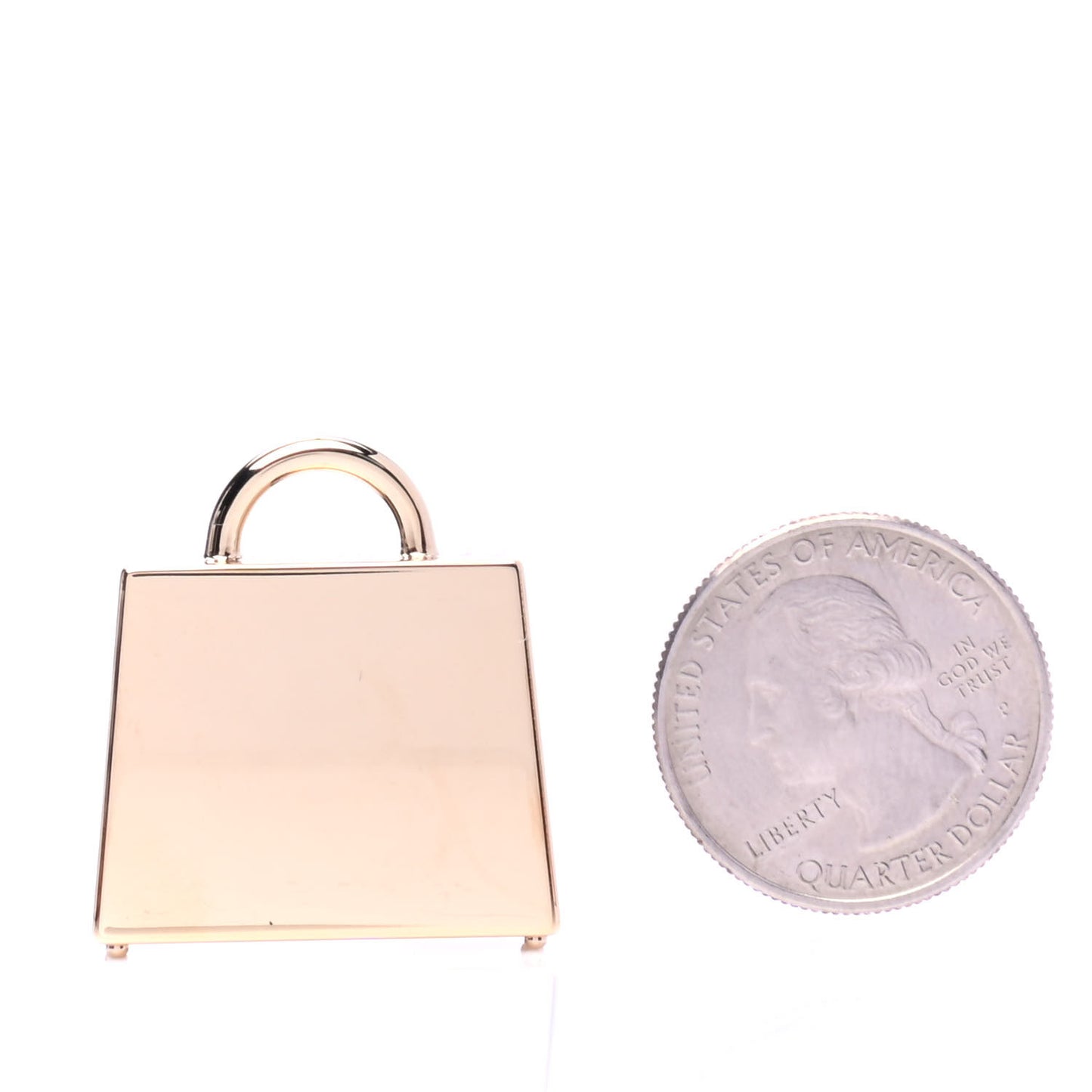 Lacquered Permabrass Kelly Curiosite Charm Black