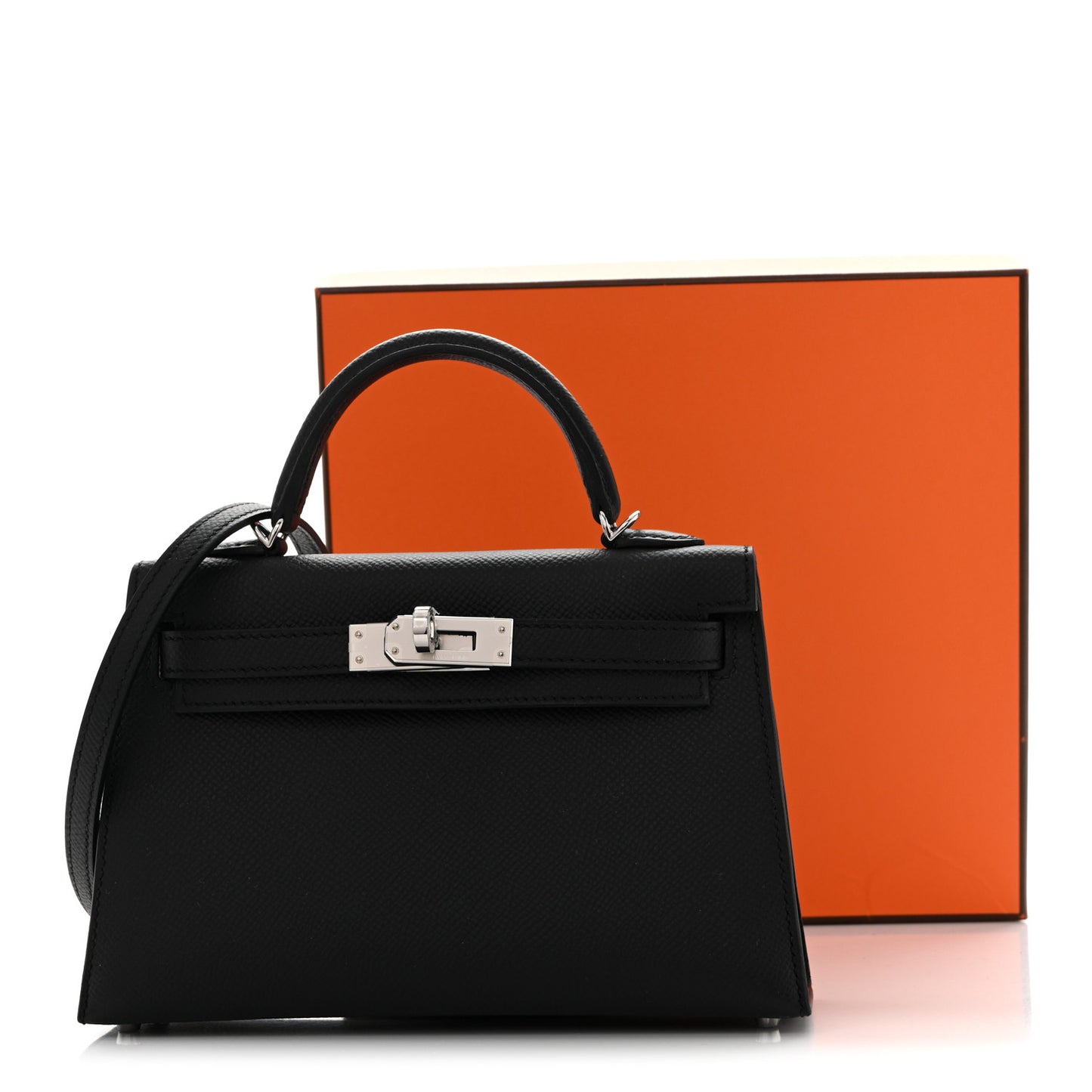 Epsom Mini Kelly Sellier 20 Black