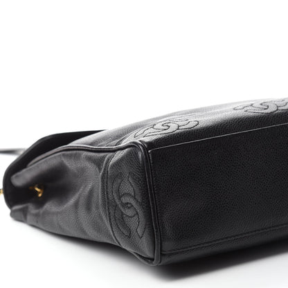 Chanel Caviar CC Shoulder Bag Black 6 of 10