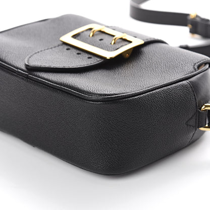 Burberry Soft Grain Calfskin Small Buckle Zip Bag Black 8 of 8