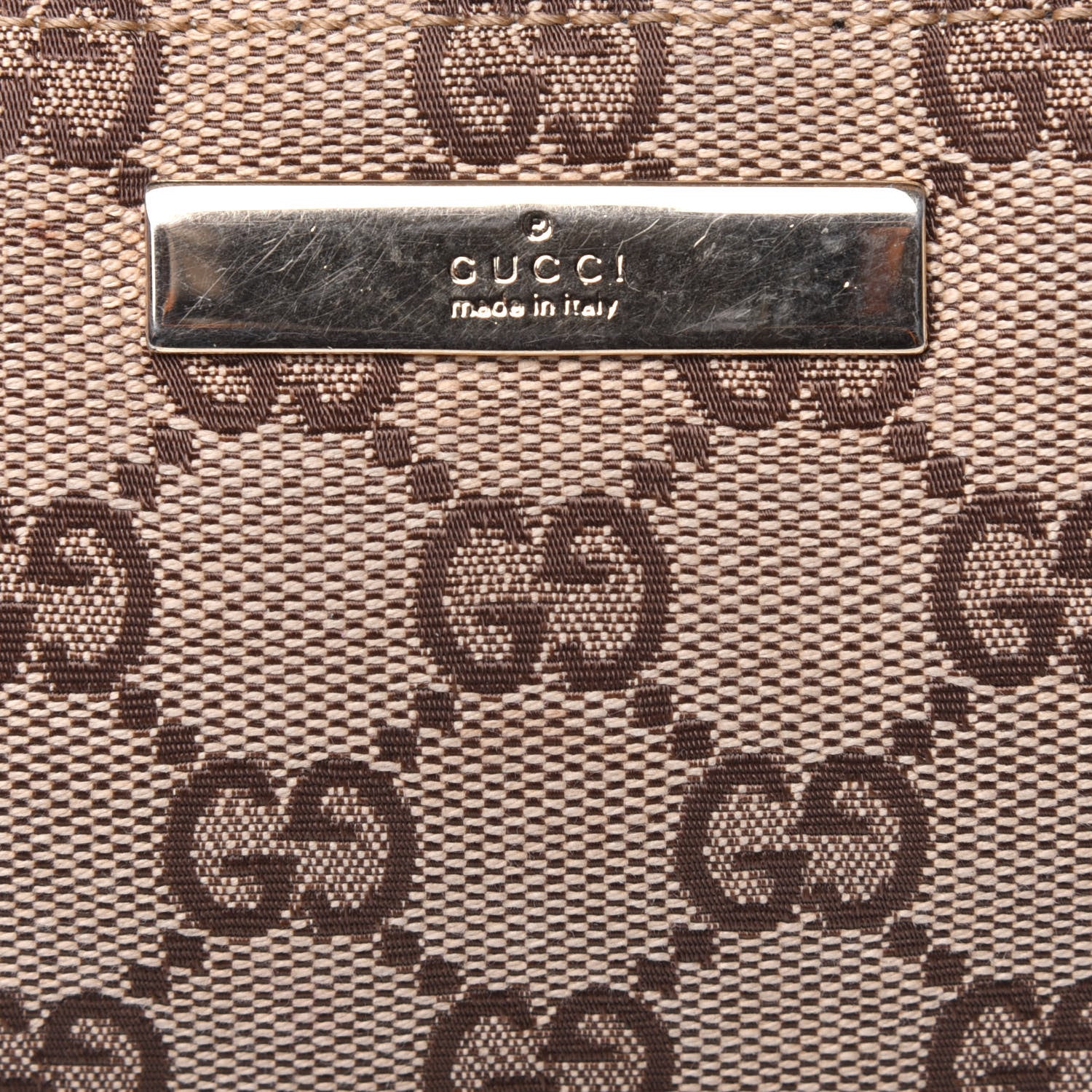 Gucci Monogram Boat Pochette Brown 16 of 16
