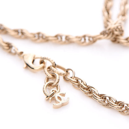 Chanel Pearl CC Chain Necklace Gold 5 of 7
