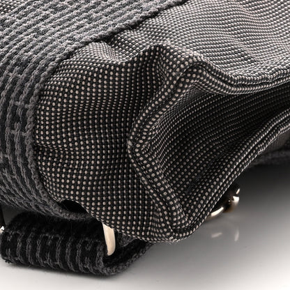 Hermes Canvas Herline Backpack Grey 10 of 12