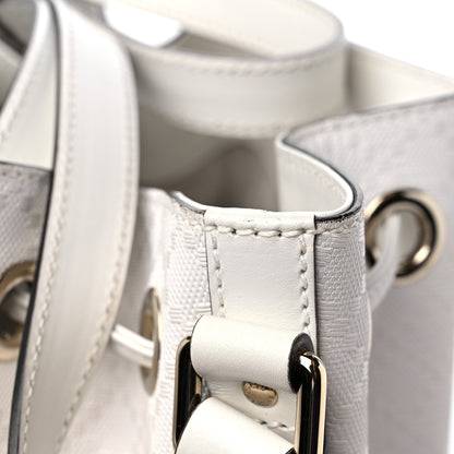 Gucci Hilary Lux Bright Diamante Small Bucket Bag Great White 15 of 16