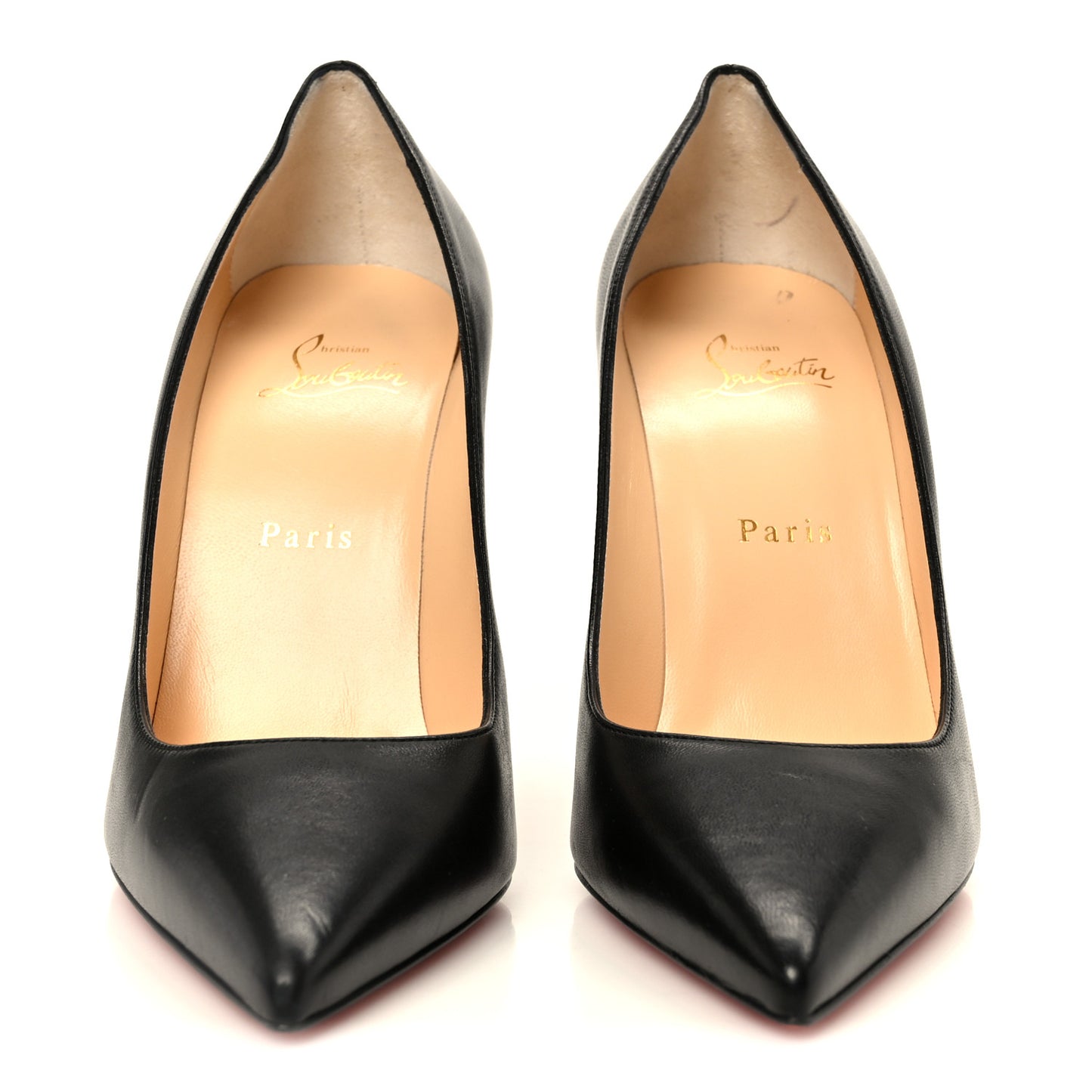 Shiny Nappa Kate 100 Pumps 39.5 Black
