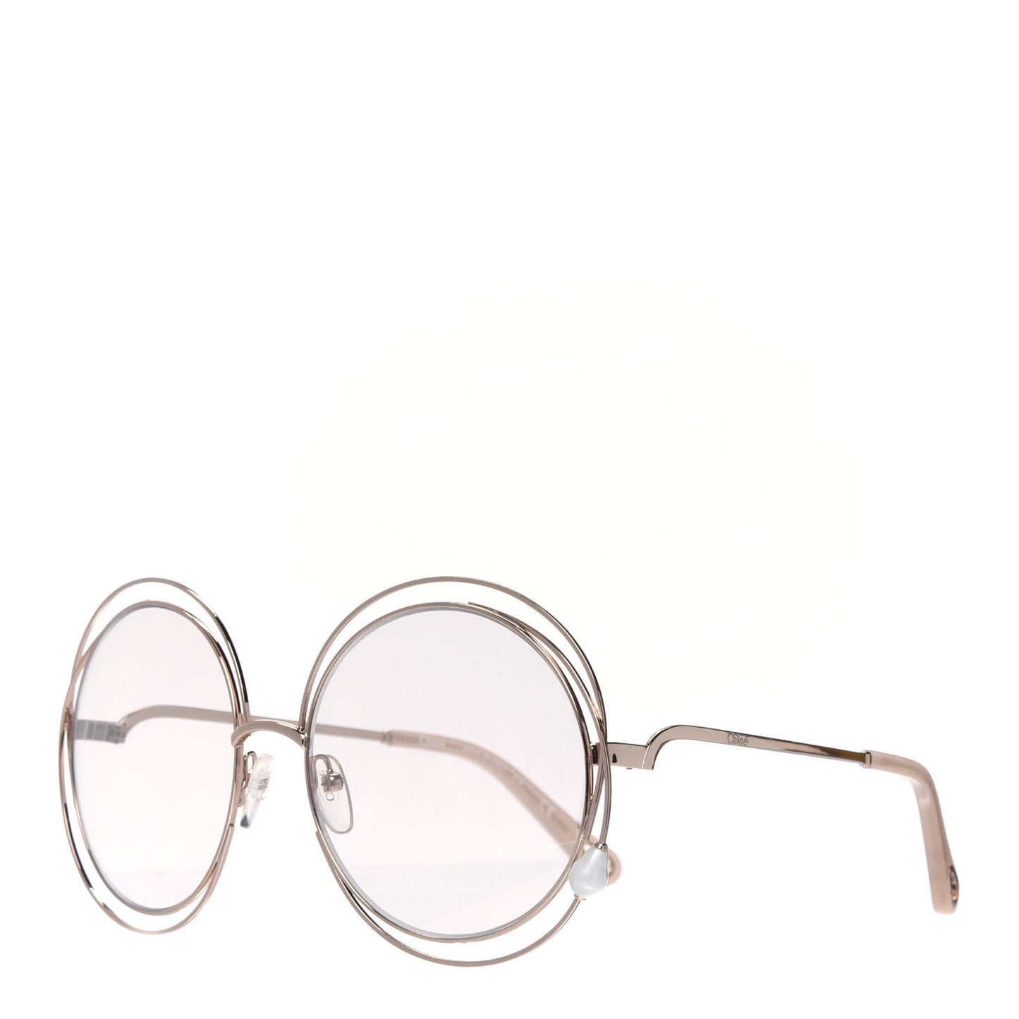 Metal Oversized Round Carlina Oversized Round Sunglasses CE114ST Gold
