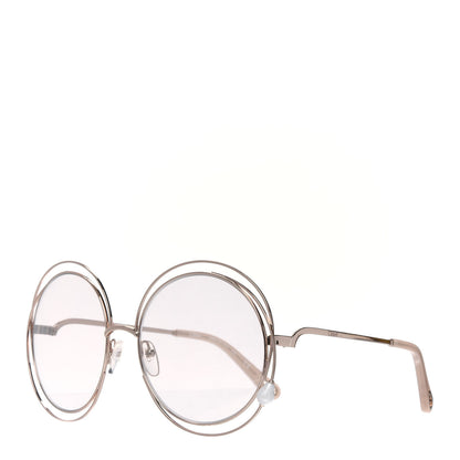Chloe Metal Oversized Round Carlina Oversized Round Sunglasses CE114ST Gold 1 of 4