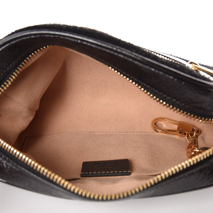 Gucci Suede Patent Web Mini Ophidia Shoulder Bag Black 7 of 10