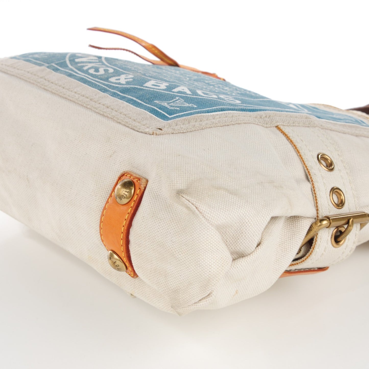 Toile Globe Shopper Cabas MM Blue
