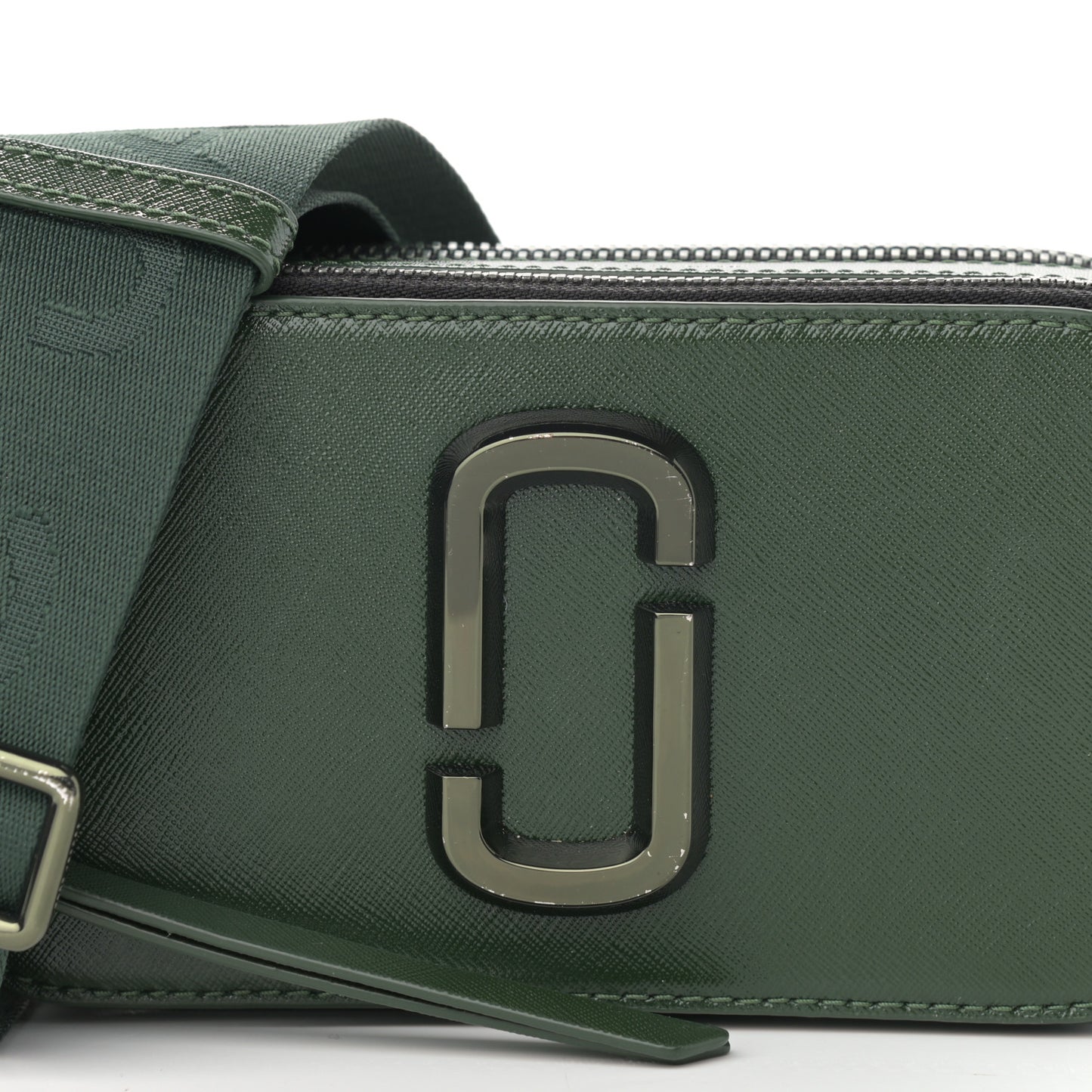 Saffiano Small Snapshot Camera Bag Olive Green