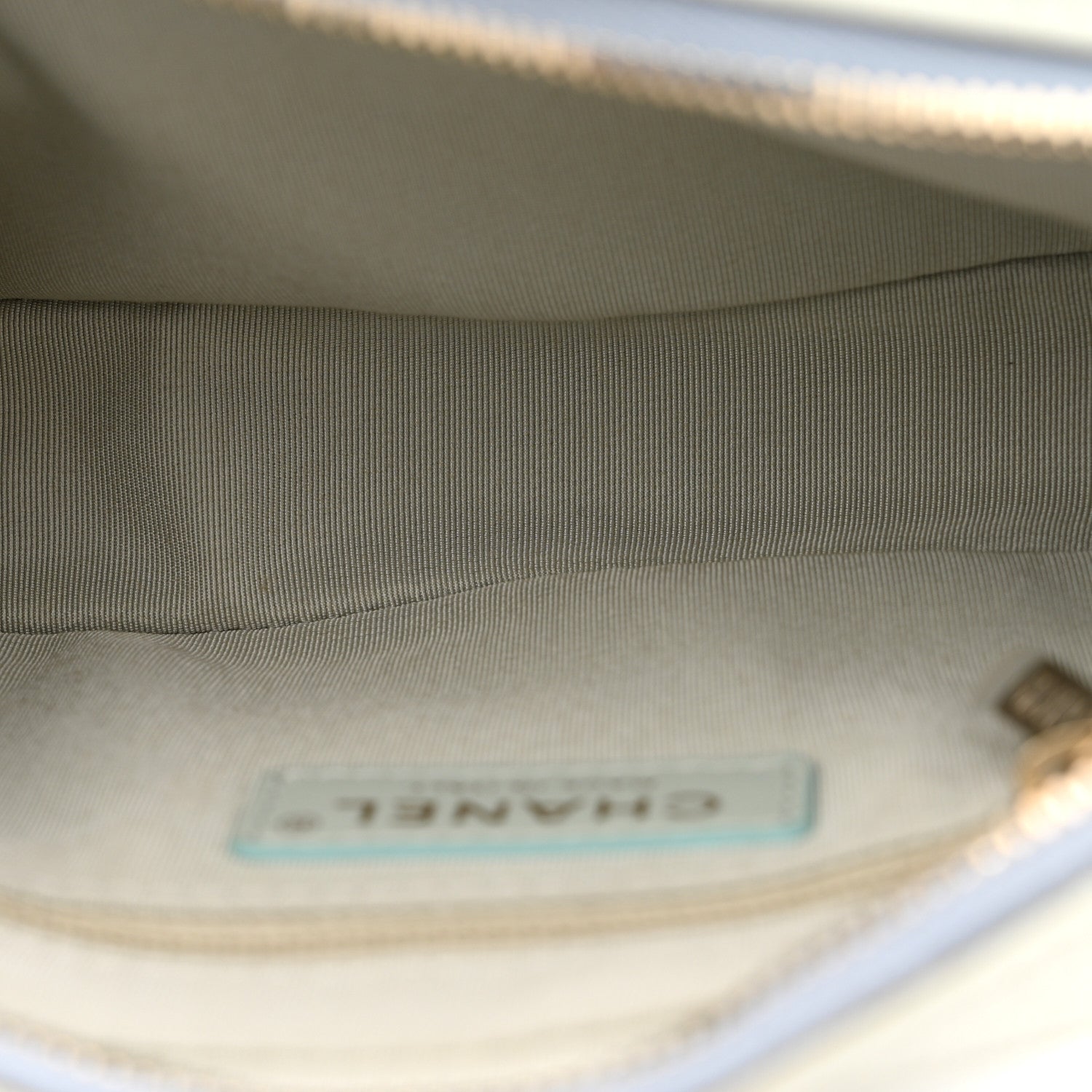 Chanel Goatskin Quilted Waist Bag Green Blue Pink 5 of 13