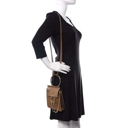 Chloe Metallic Calfskin Mini Faye Bracelet Bag Gold 2 of 10
