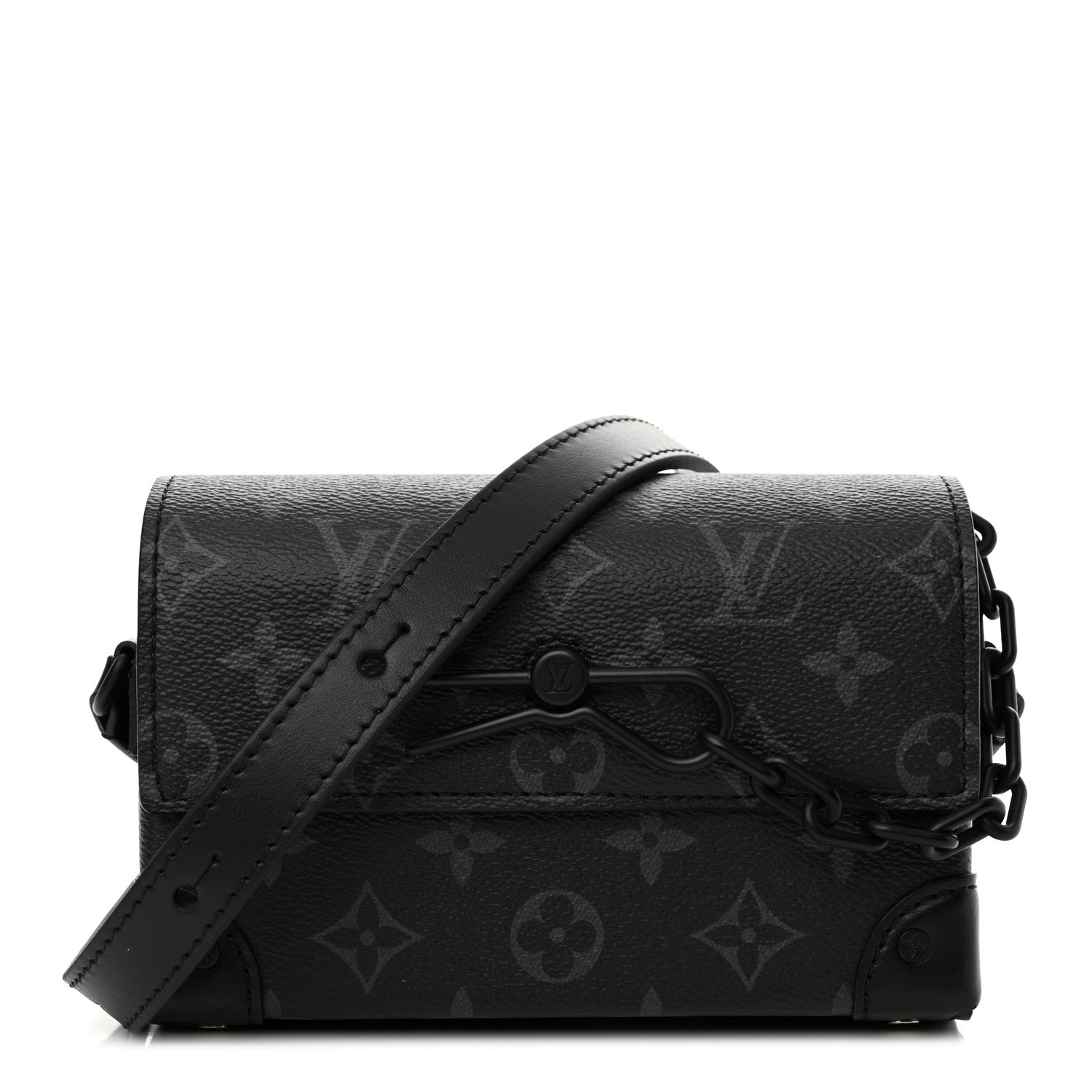 Louis Vuitton Monogram Eclipse Steamer Wearable Wallet 1 of 12