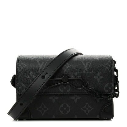 Louis Vuitton Monogram Eclipse Steamer Wearable Wallet 1 of 12