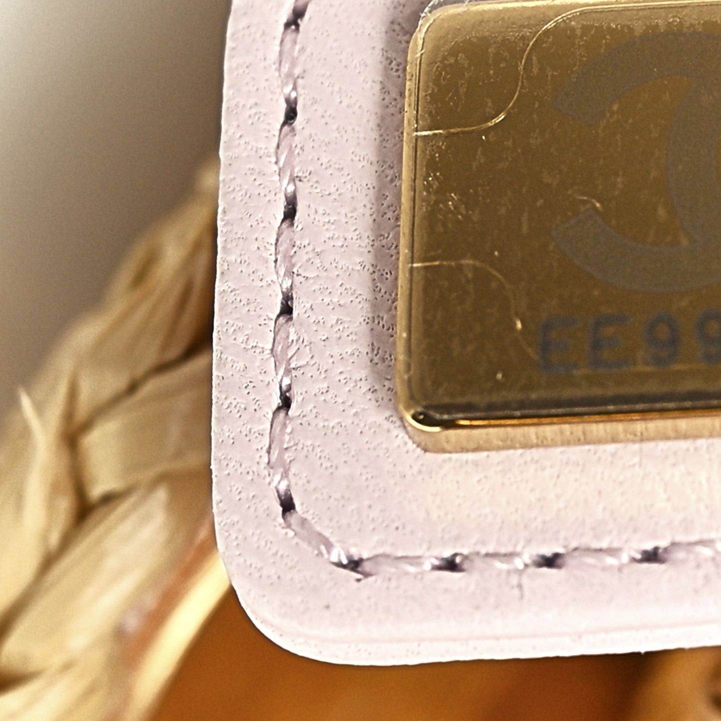 Raffia Braided Grosgrain Ribbon Small Shopping Bag Beige Light Pink