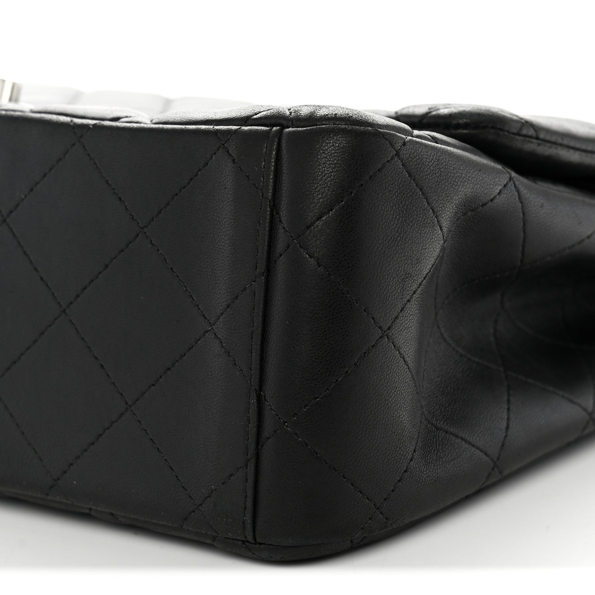 Chanel Lambskin Quilted Maxi Double Flap Black 11 of 13