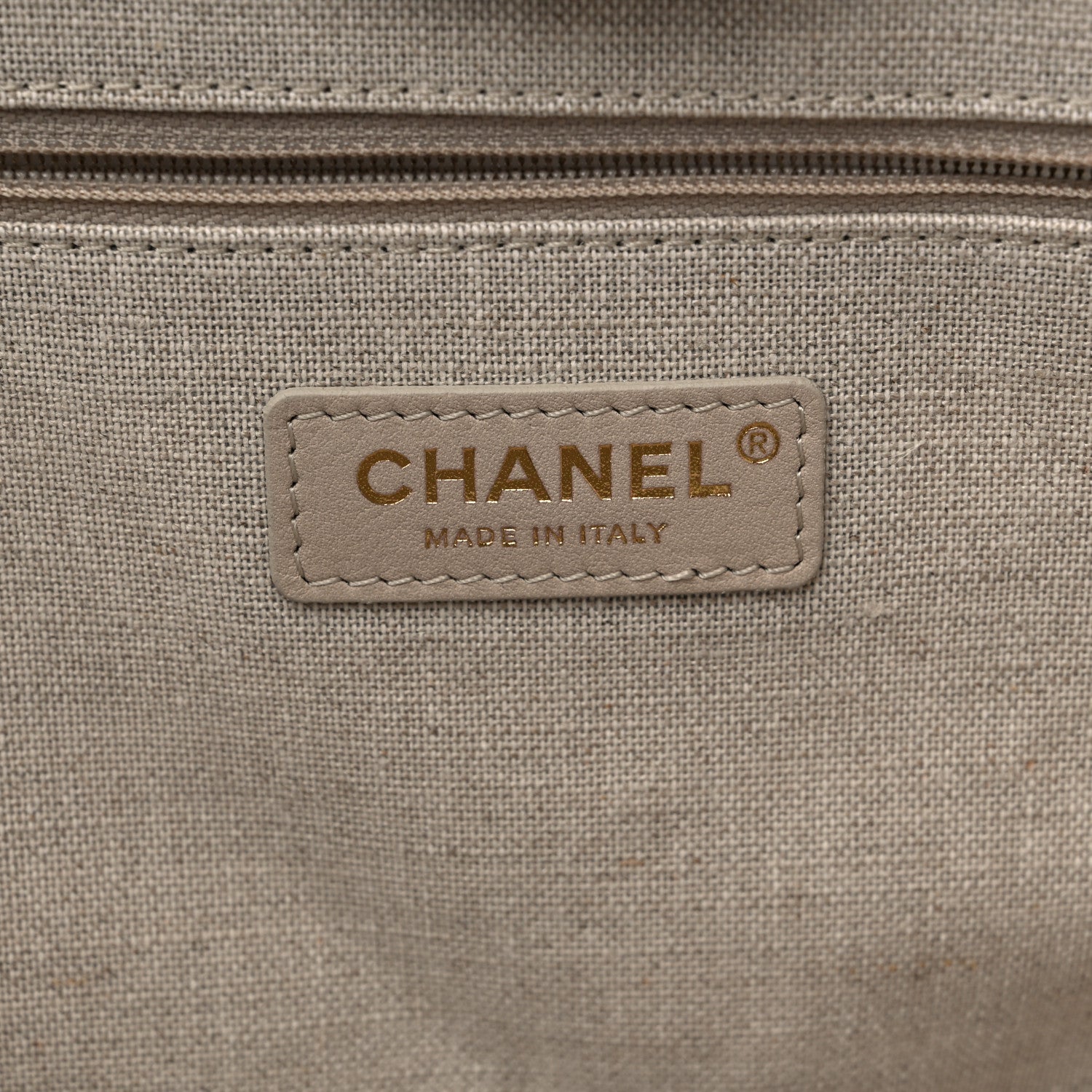 Chanel Calfskin Medium Deauville Tote White Multicolor 6 of 11
