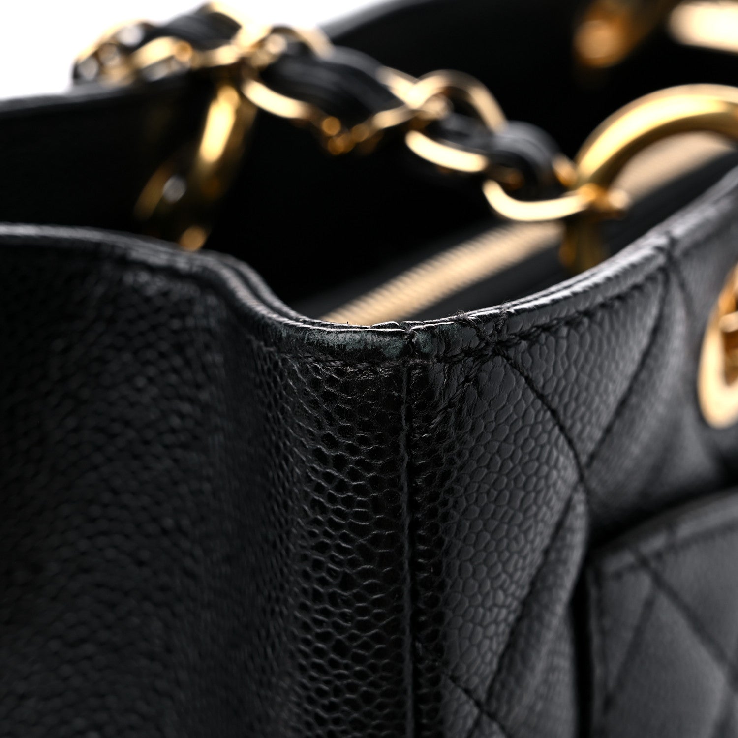 Chanel Caviar Quilted Grand Shopping Tote GST Black 15 of 16