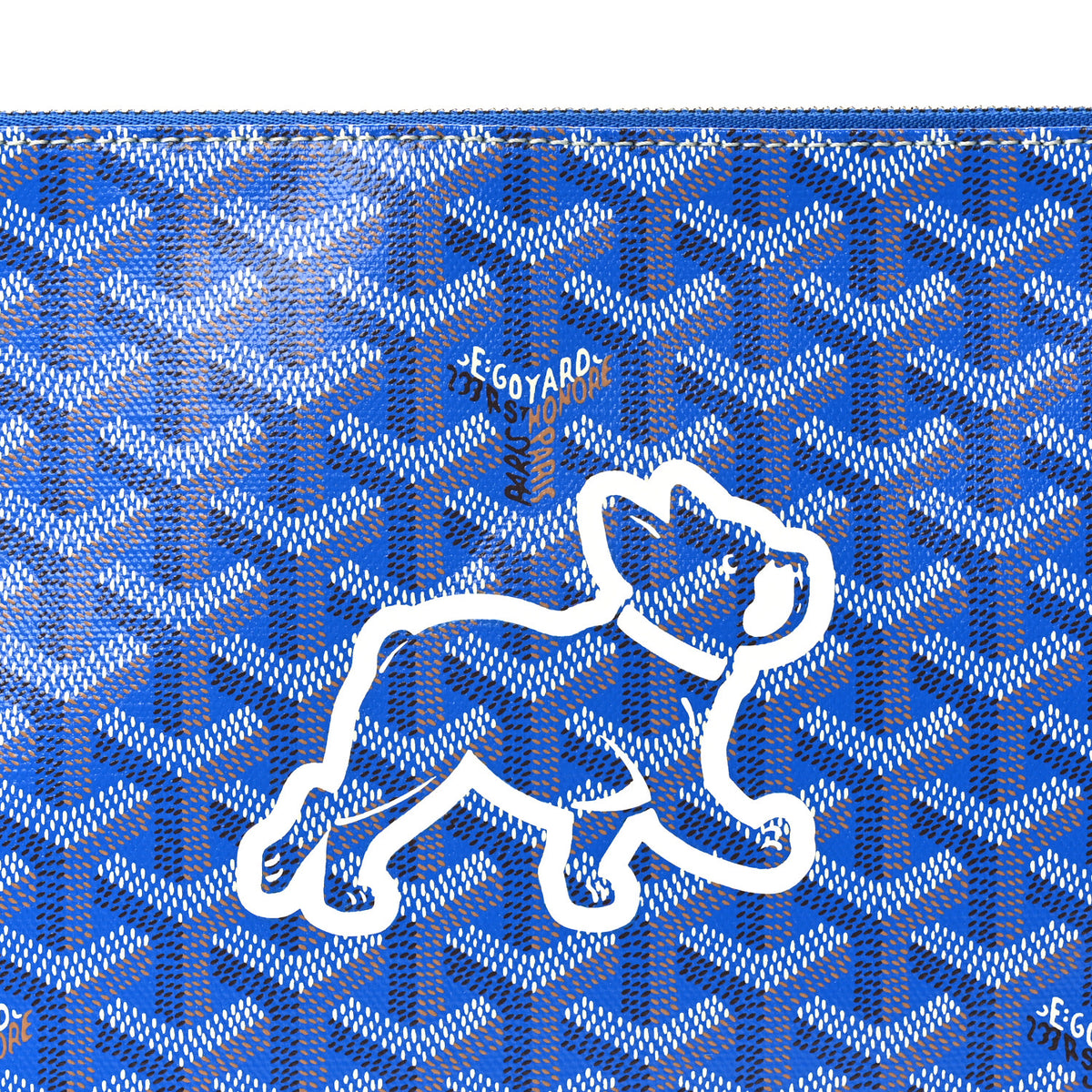 Goyardine Senat Pochette MM Sky Blue