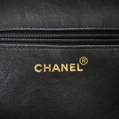 Chanel Lambskin Jumbo Shoulder Bag Black 7 of 9